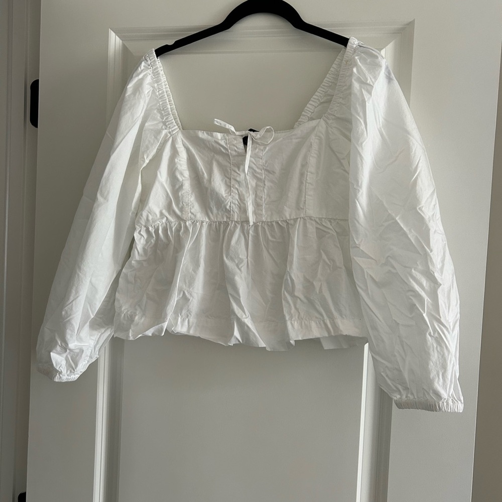 J Crew blouse in size 8 white
